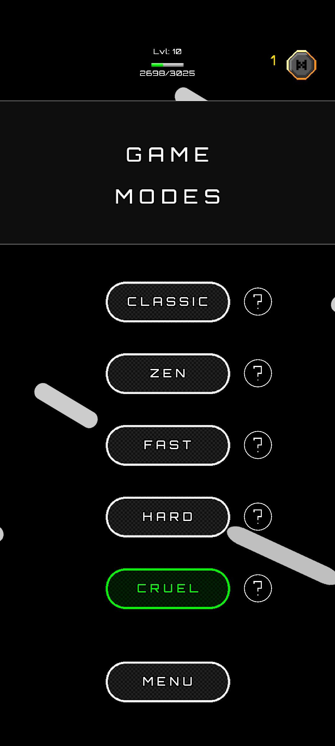 Liner puzzle screenshot