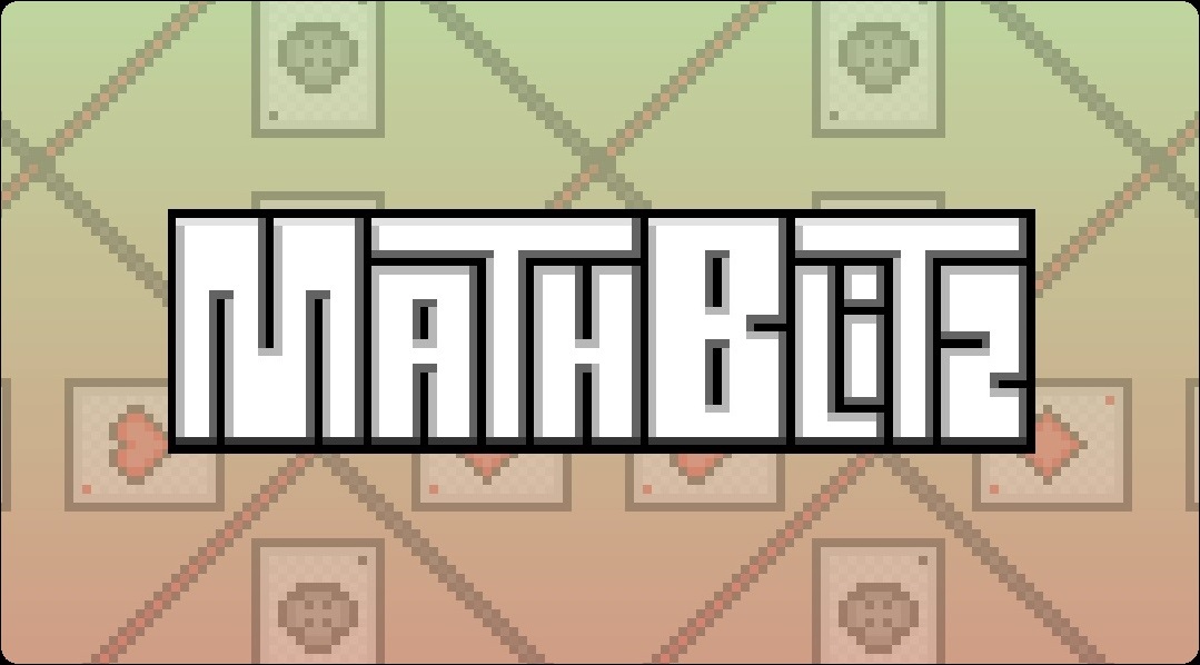 The MathBlitz title card logo